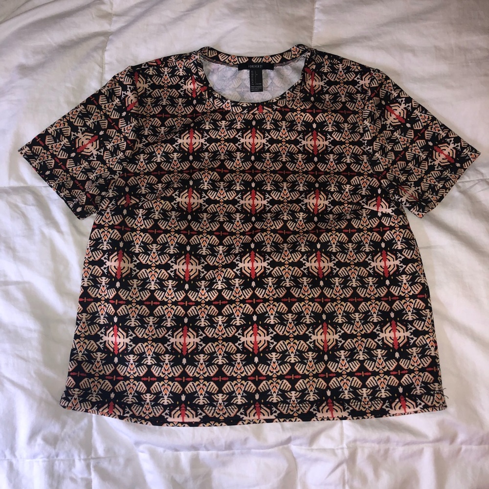 Forever 21 tribal print shirt